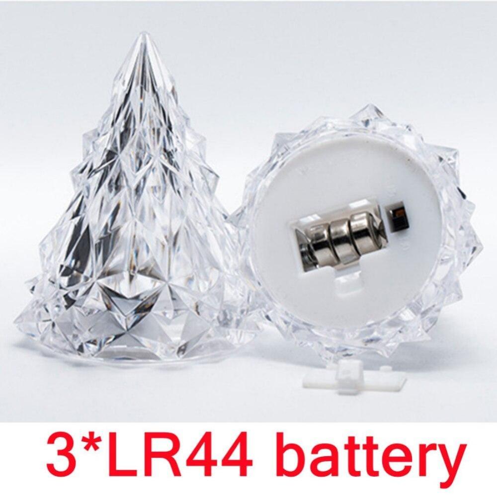 Креативная настольная лампа в форме рождественской елки с кристаллами и бриллиантами, настольная лампа, мини-ночник, свеча, атмосфера, ночник