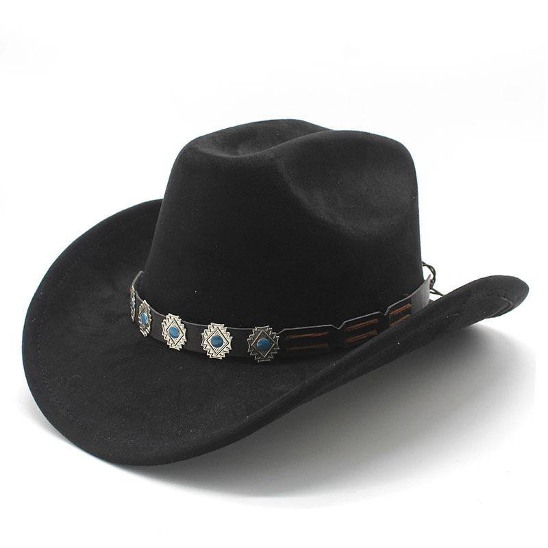 Fashion Casual High Top Big Eaves Suede Jazz Hat Outdoor Shopping Styling Felt Top Hat