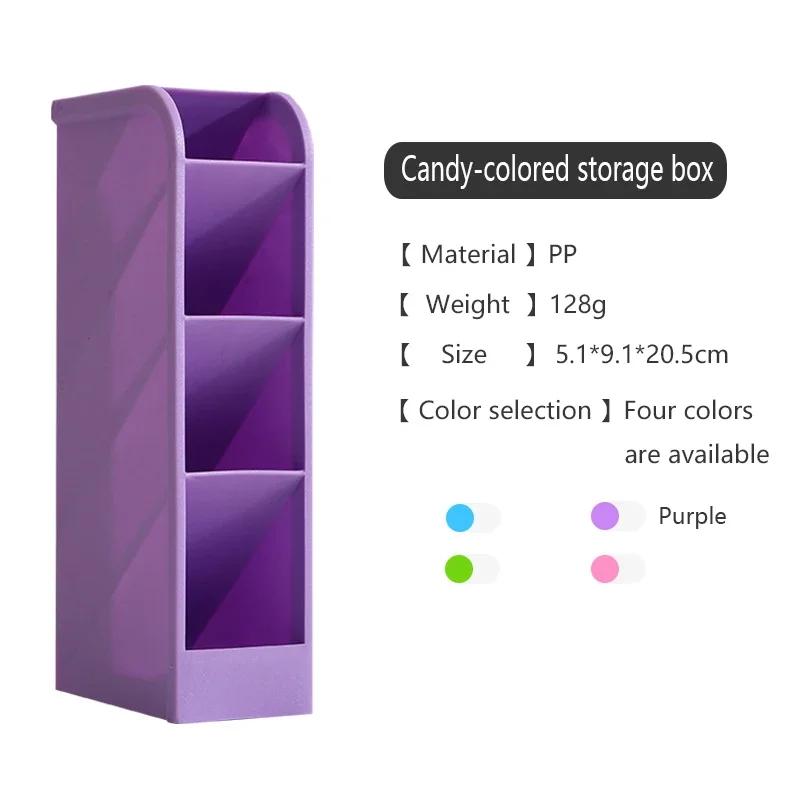 Kawaii креативный многофункциональный настольный органайзер с 4 сетками, держатель для ручек, ящик для хранения макияжа, школьные офисные аксессуары, держатель для ручек