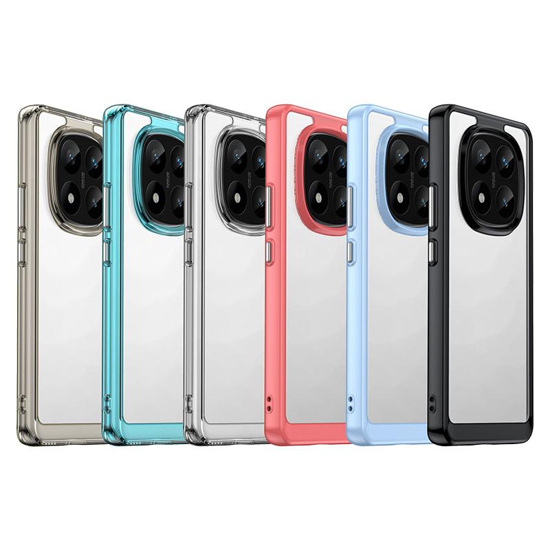 Для Xiaomi Redmi Note 14 Pro Plus Чехол Redmi Note 14 Pro Plus Чехол TPU Бортик Акриловая Задняя Панель Чехлы для Телефона Redmi Note 14 5G