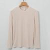 Men's Luxury Wool-Silk Thermal Round Neck Shirt for Autumn & Winter