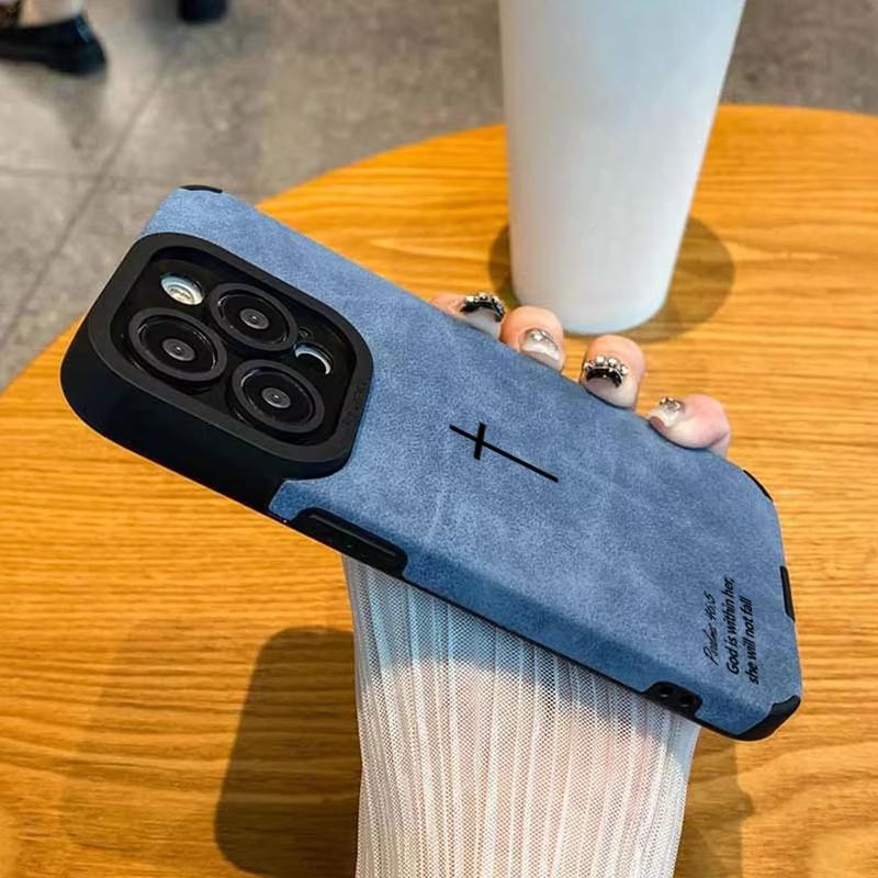 Чехол для телефона с библейским стихом о кресте для iPhone 17 16 15 14 13 12 11 Pro Max 16E Plus X XR XS Max Ударопрочный бампер Силиконовый мягкий чехол