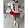 New Fashion T-shirt Fashion New Fashion Casual Loose Round Neck Print Letter Cotton T-shirt Top