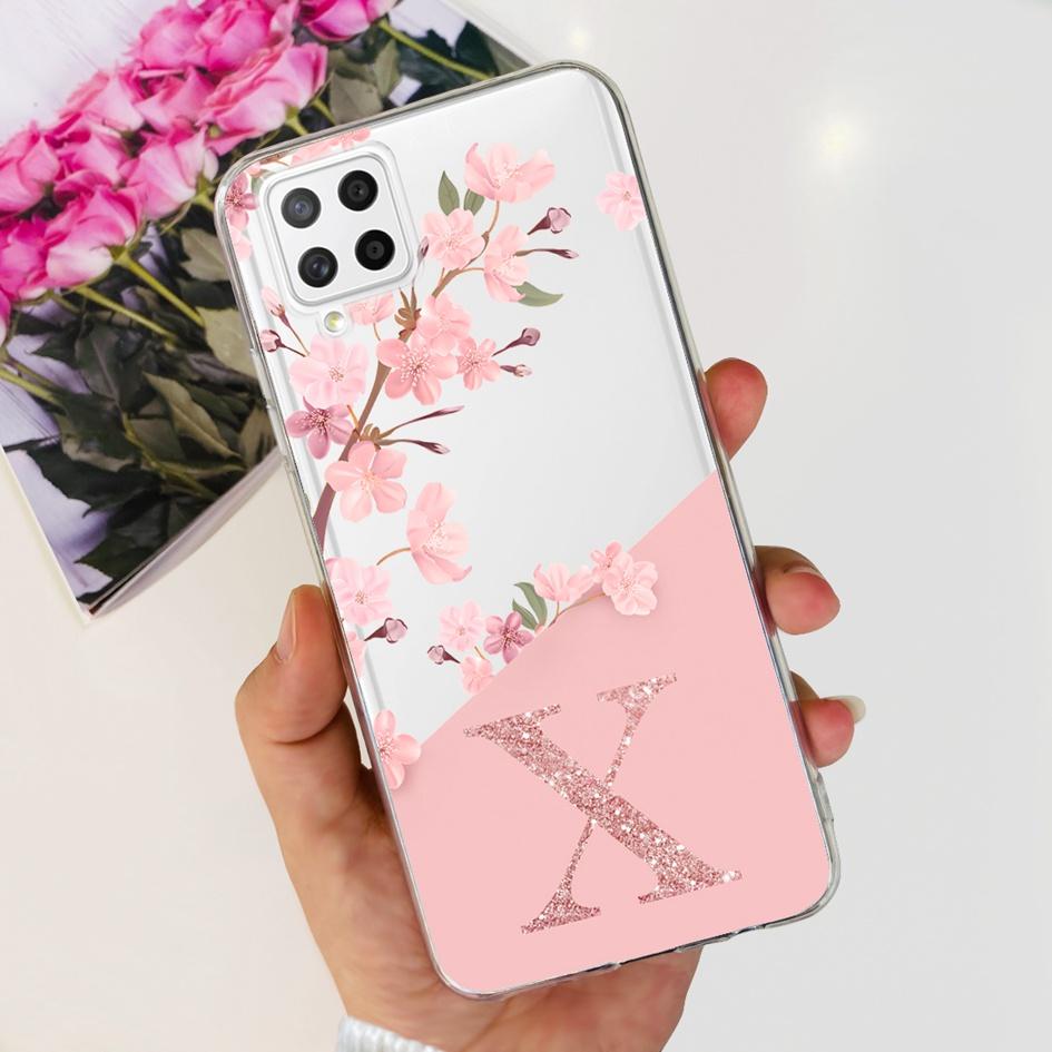 Case For Samsung A22 5G Case SM-A226B Soft Clear Silicone Cute Letters Phone Case For Samsung Galaxy A22 4G A22S 5G Cases Bumper