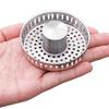 Efficient Kitchen Sink Drain Filter Space Saving & Convenient Sink Drain Basket Trouble Free Maintenance for Bathroom