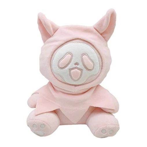 Scream 6 Plush Ghost Face Stuffed Plush Soft Stuffed Horror Killer Plushie Doll Black Robe White Mask Collectible Gift For Fans