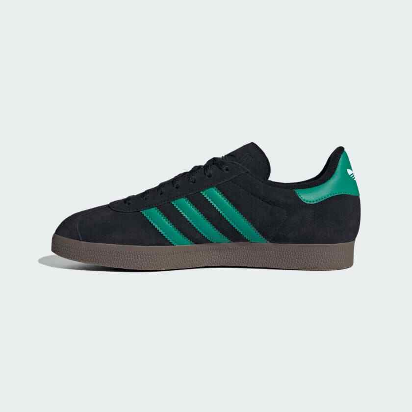 JH5394 adidas Originals Gazelle Черный Основной Зеленый Суд Облачный Белый (Мужской)