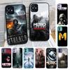 Постапокалиптическая игра Metro 2033 Чехол для телефона для iPhone 16 15 14 Plus 15 13 12 11 Pro Max X XS MAX Матовый чехол