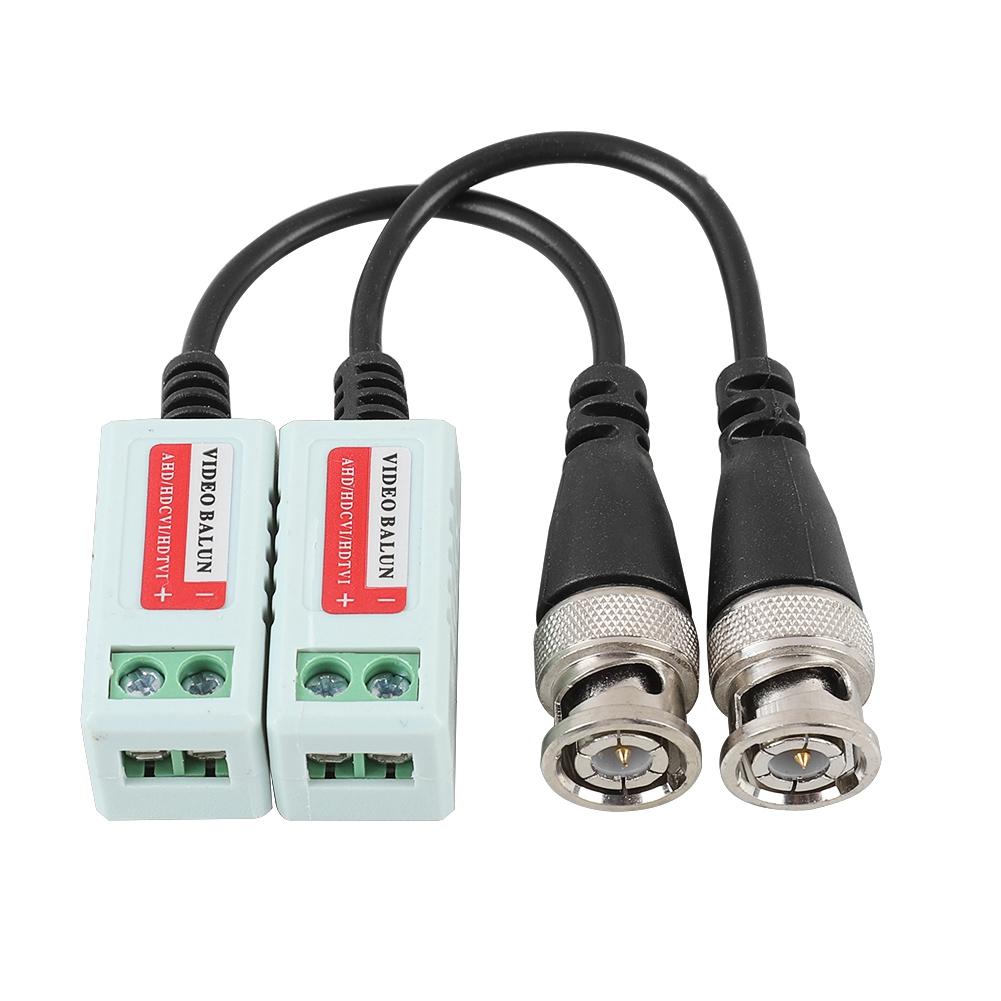 2 шт. Портативный HDCVIHDVIAHD Пассивный Видео Балун Приемопередатчик Кабель Витой Передатчик для Cam