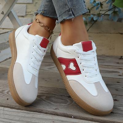 Легкие модные кроссовки для женщин Дышащие Нескользящие Повседневные спортивные туфли Женские Удобные Кроссовки на плоской подошве на шнуровке Большого размера