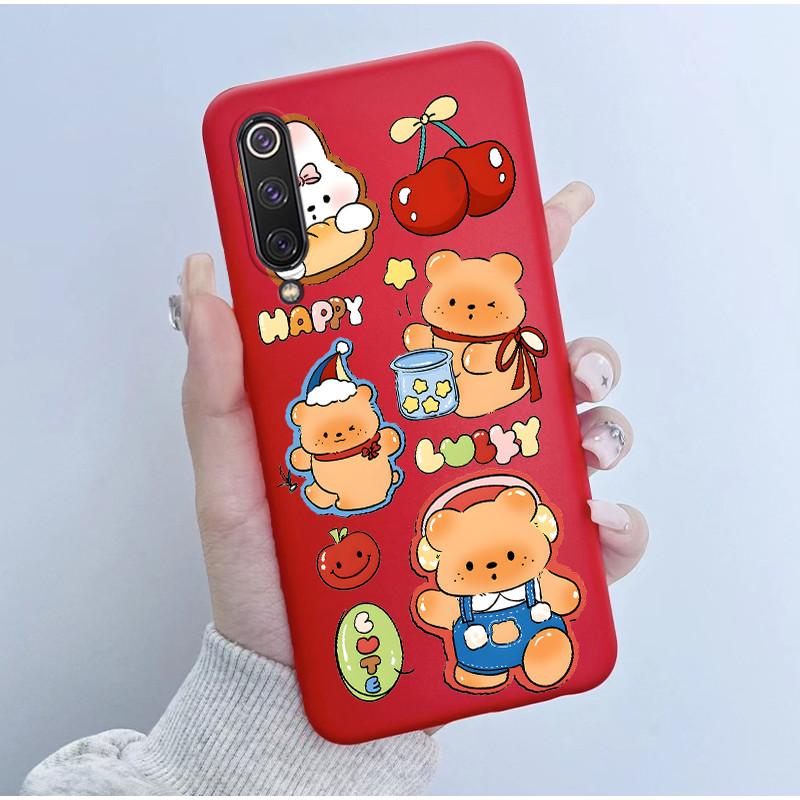 Чехол для Xiaomi Mi 9 SE Милый Мультяшный Панда Новый Узорчатый Силиконовый Матовый Мягкий Защитный Чехол Для Телефона Xiaomi Mi 9 Mi9 SE