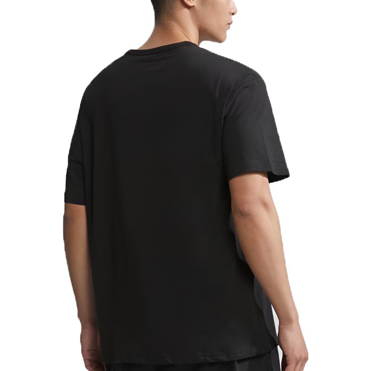 Calvin Klein Однотонная круглая шея с принтом букв Облегающая короткая футболка Мужские топы Черный NM2418E-UB1