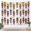 Nutcracker Christmas Tapestry Merry Christmas Wall Holiday Gift Wall Hanging Blanket for Living Room Bedroom Green Home Decor