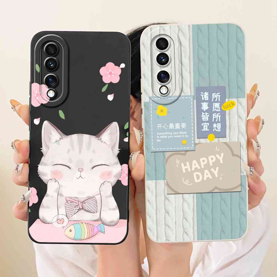 2022 For Huawei Honor 70 Pro Case Stylish Rabbit Pattern Cover Soft Silicone Casing For Honor70 Hono 70 Pro Back Cover Bumper