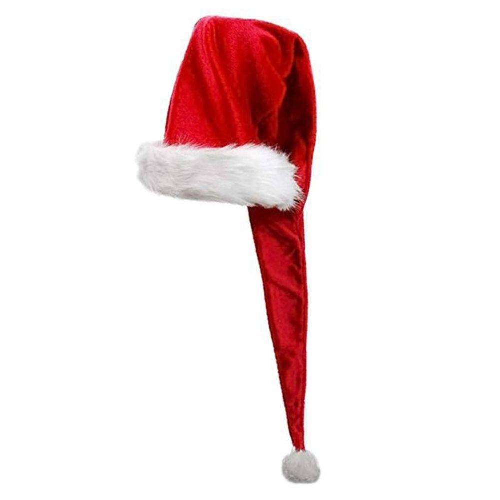 Hat Santa Claus New Year Decoration Christmas Hat Christmas Decoration Plush Hat Long Christmas Cap