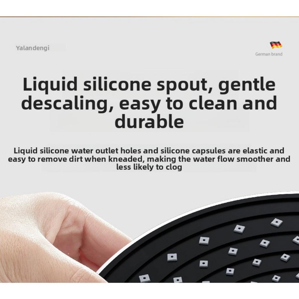 Верхний распылитель, душевая лейка с большим объемом воды под давлением, душевая лейка с одной головкой под давлением для душа, бытовая душевая лейка