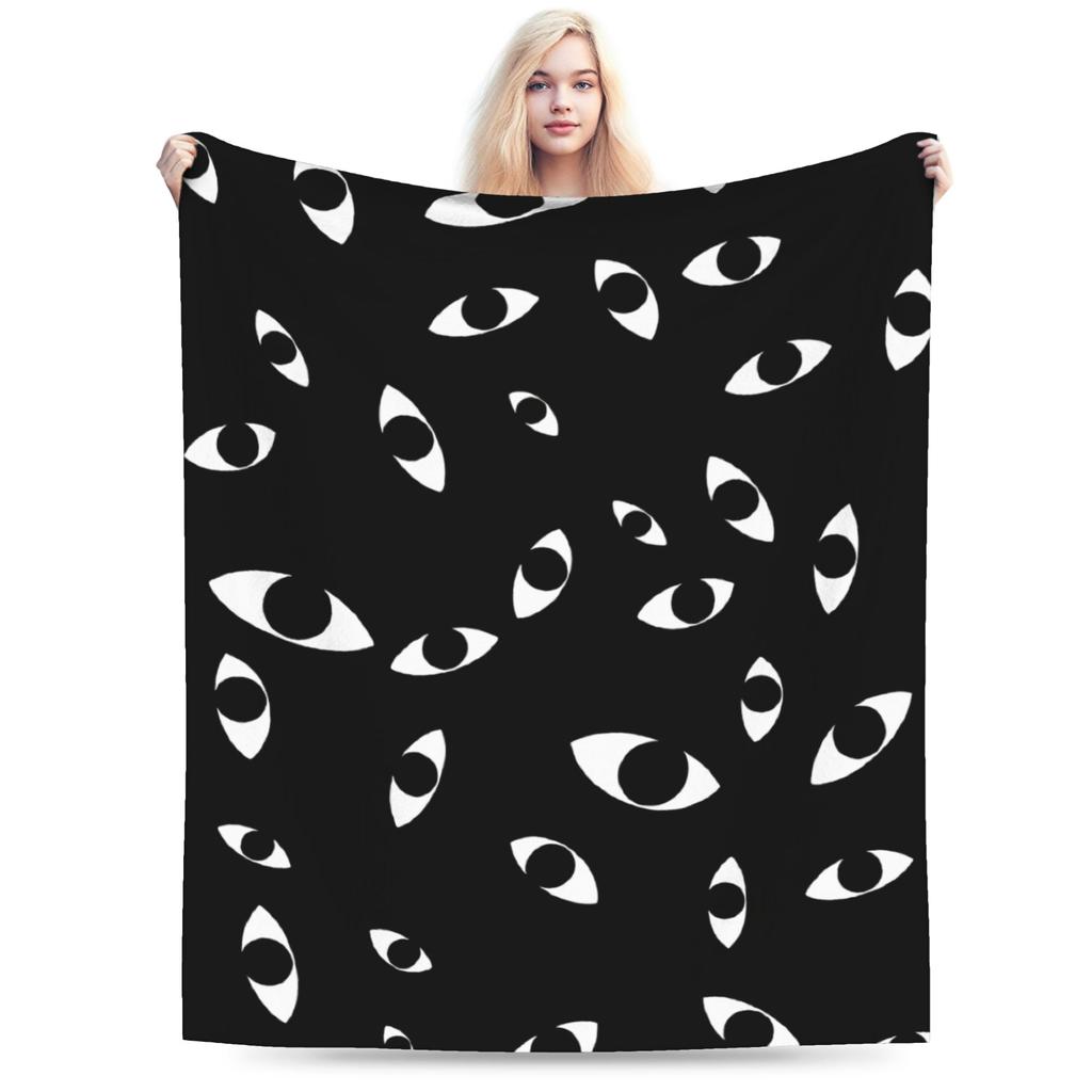 Eye Pattern Blanket Quality Warm Soft Throw Blanket Spring Boy Girl Couch Bed Print Bedspread
