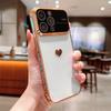 Большое окно боковая любовь Чехол для мобильного телефона Apple 17Pro iPhone16ProMax прозрачный противоударный защитный чехол 15
