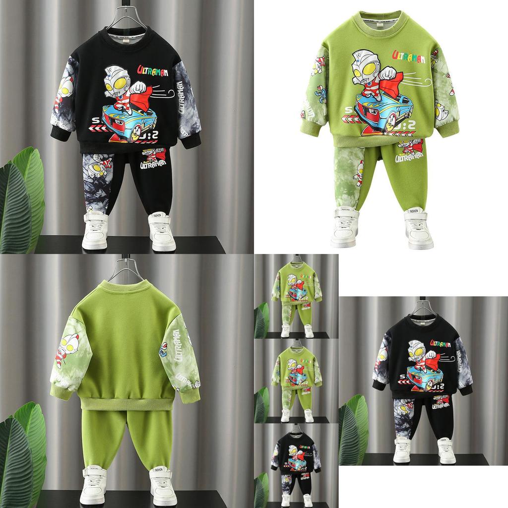 Stylish Ultraman Boys Clothing Set For Kids Spring And Autumn 2024 Comfortable Outfit