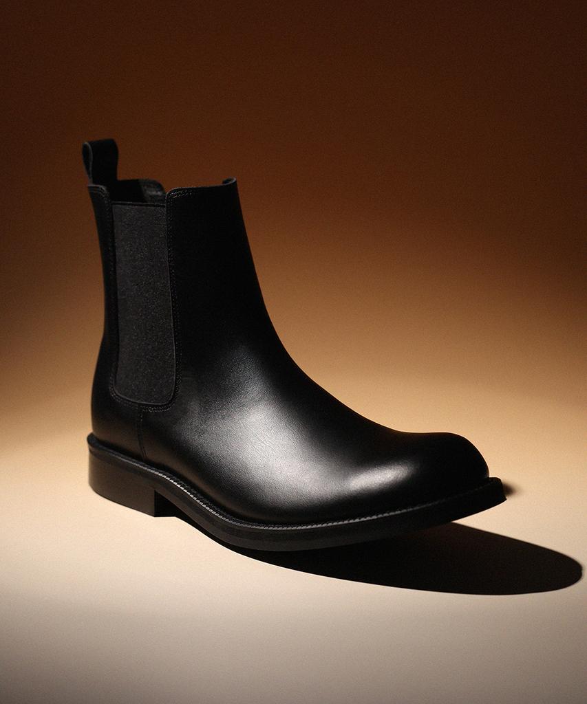 Firenze Atelier [Vibram] All Day Round Toe Chelsea Boots 2600 [Black Fg]