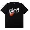 Летняя Новая Коллекция Slash Gibson Les Paul Стильная и Повседневная Высококачественная Футболка с Коротким Рукавом Оверсайз с Графическим Принтом