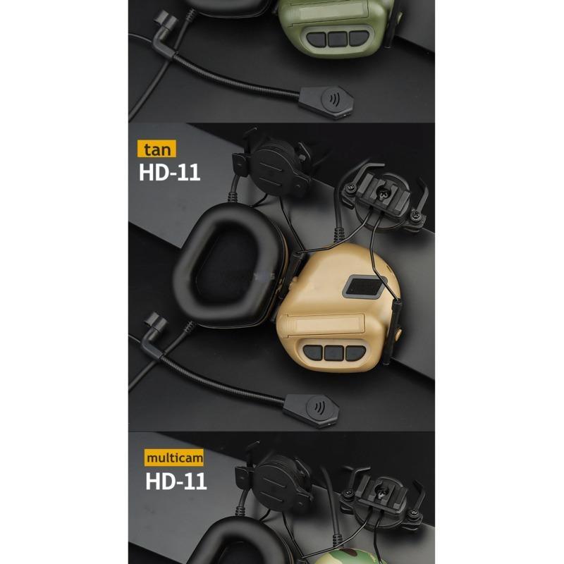 Шлем-гарнитура с шумоподавлением, звукосниматель, защита слуха, наушники для стрельбы, военные наушники для страйкбола