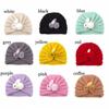 Cold Weather Accessory Children Cute Rabbit Cap Children Knitted Hats Crochet Kids Winter Beanies