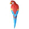 Resin Decor Craft Decoration Simulation Parrot Bird Sculpture Wall Hanging Garden Decoration