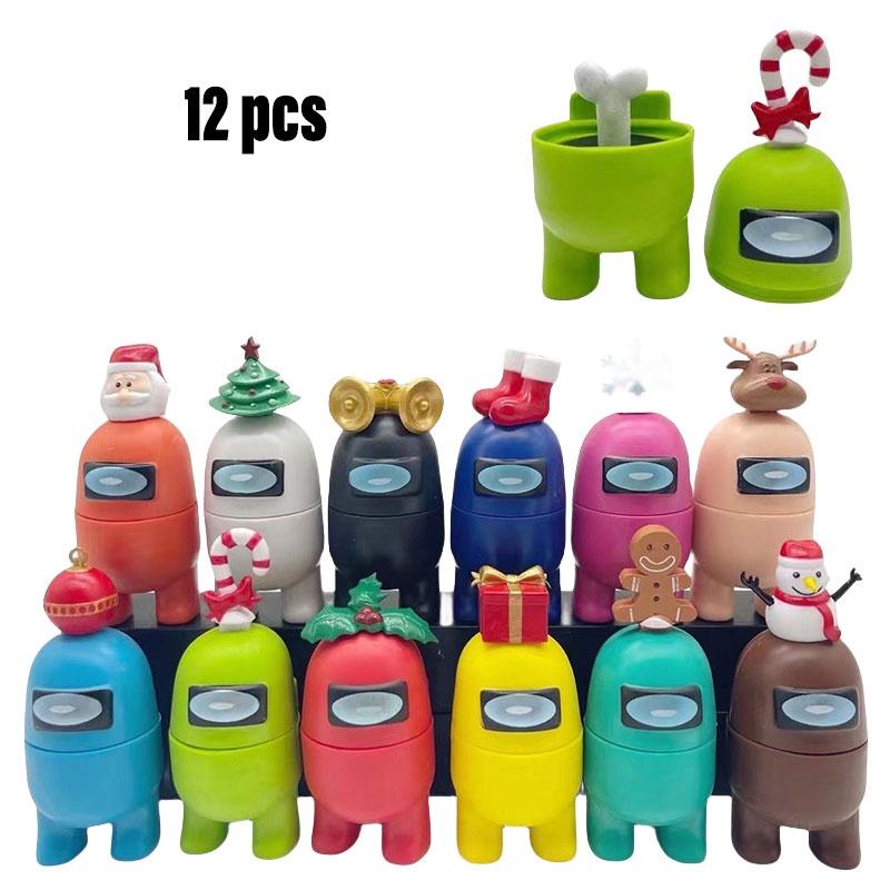 Среди нас Игра 12 Персонажей Игрушечные Фигурки Оптом Мультяшный Стиль