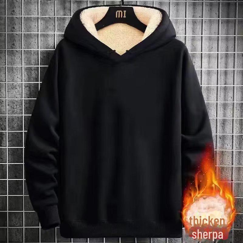 Мужская толстовка с капюшоном на флисовой подкладке: Толстая, теплая, универсальная толстовка для осени и зимы
