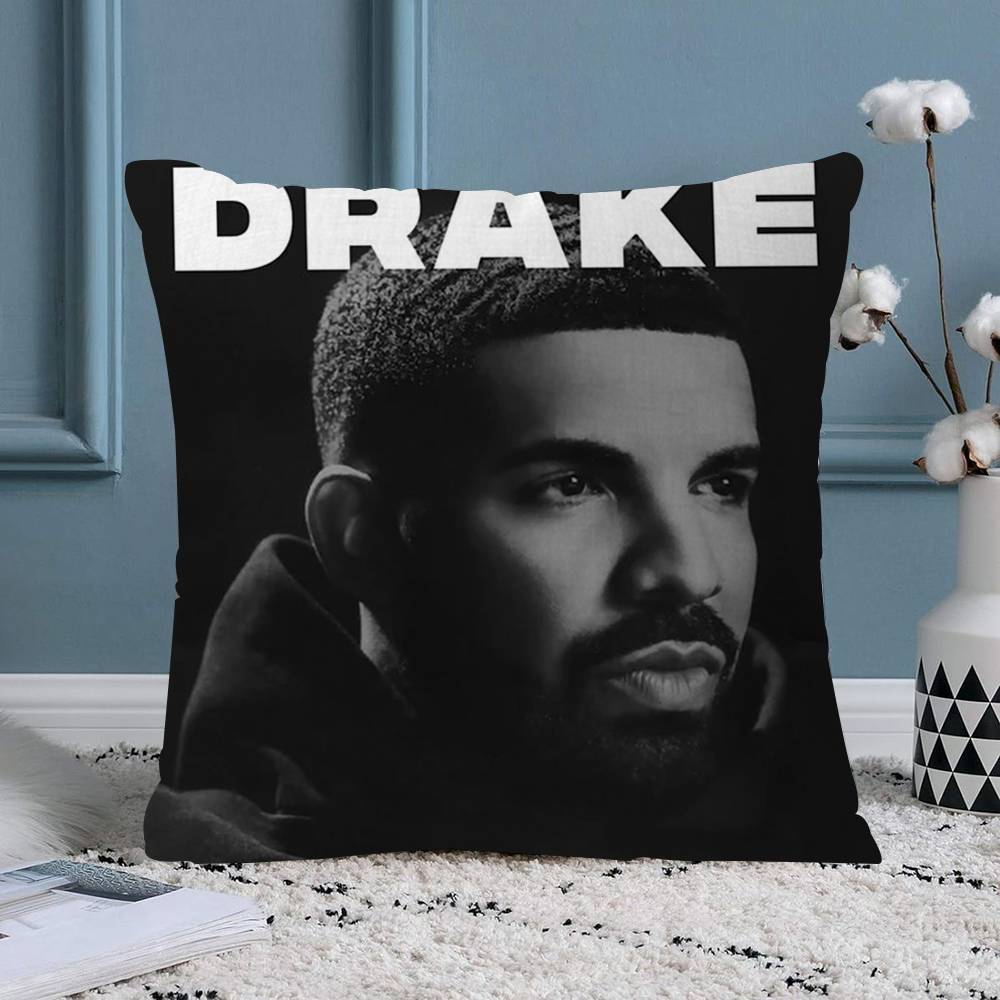 Чехол на подушку с изображением певца DDrake для Хип-хопа, для спальни, комнаты и гостиной, декоративный чехол на подушку для дивана