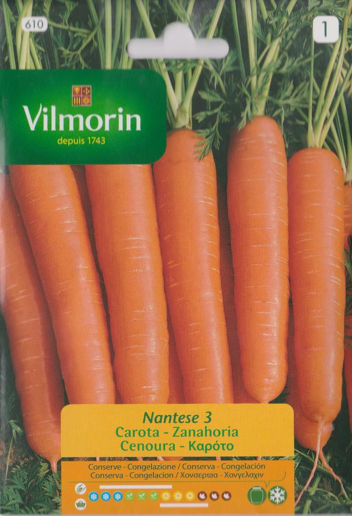 Семена моркови Нантеза 3