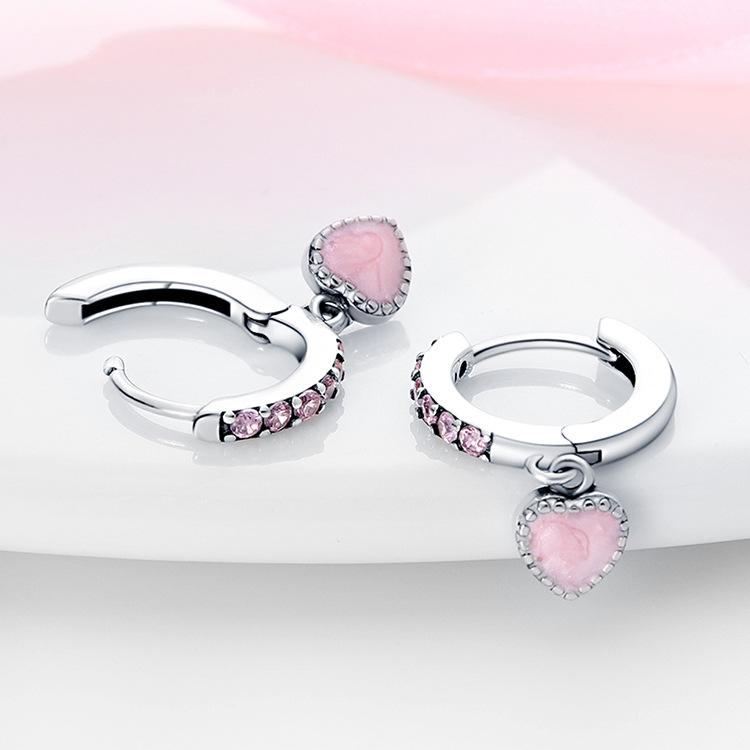 Love Earrings 9 Sterling Silver Premium Light Luxury Earrings