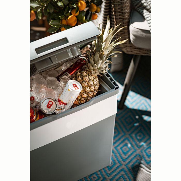 Glacière Électrique portable 28 Litres, 12V / 220 - 240V Voiture et Camping Adler AD 8078 Gris 39860