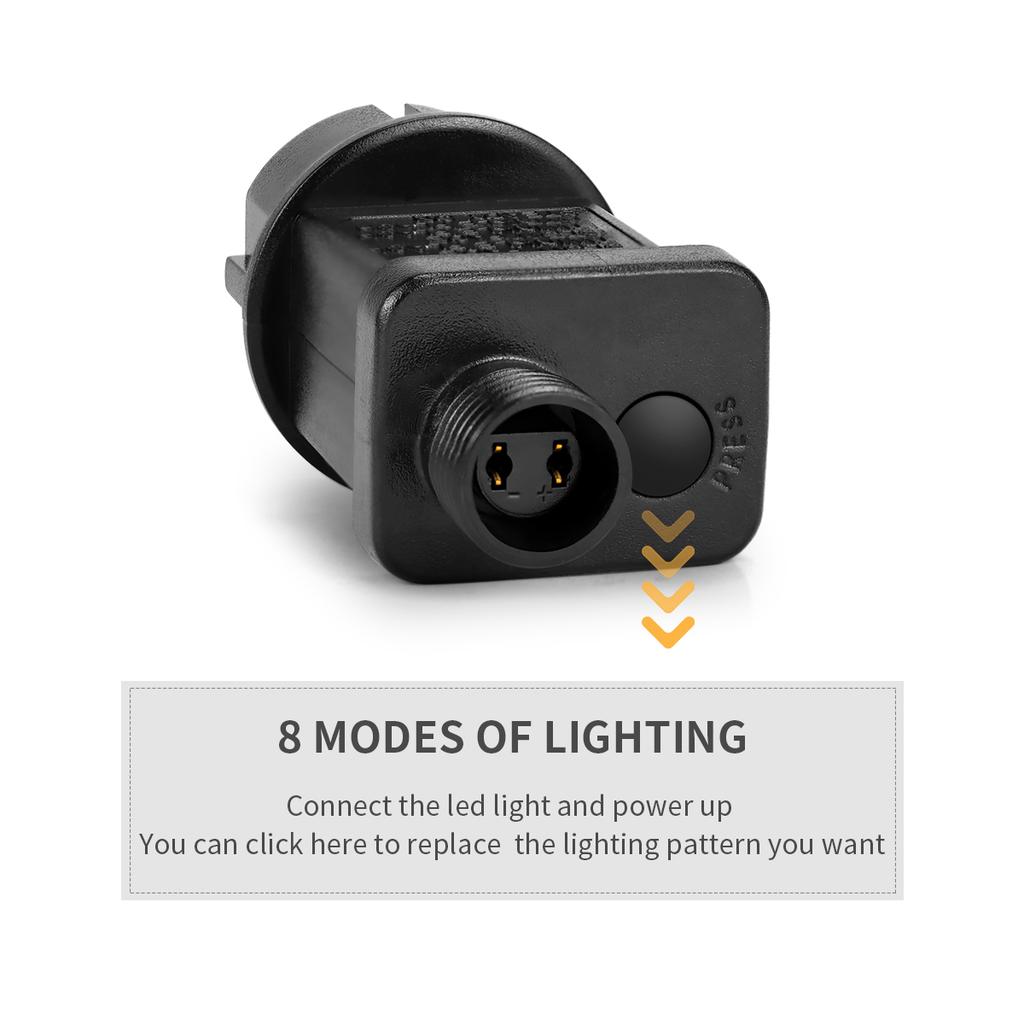 50M 100M рождественские огни декоративные гирлянды светодиодные гирлянды 110V 220V наружные водонепроницаемые гирлянды для свадьбы сада уличного газона