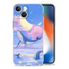 Чехол для iPhone 17 Чехлы iPhone Air 16 15 12 13 14 Pro Max 7 8 Plus 16Pro iPhone11 Мягкий чехол Дельфин Кит Пара