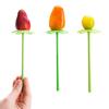Практичные фруктовые зубочистки многоразовые пластиковые декоративные
