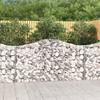 VidaXL 8x Arched Gabion Baskets Arched Gabion Cages Gabion Walls Garden Fences Terrace Outdoor 3145436