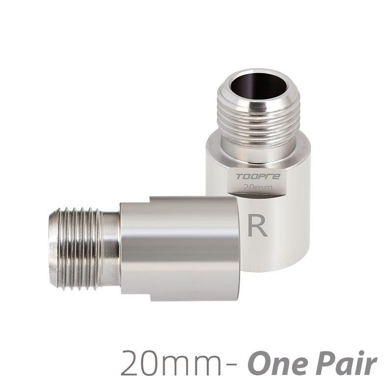 Bike Bicycle Pedal Extender 16mm/20mm for 9/16 in Threaded Pedals Chrome-Molybdenum Steel