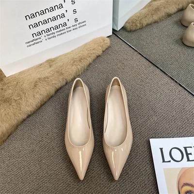 Мода 2024 Мягкие Удобные Женские Новые Сказочные Мягкая Кожа На Плоском Каблуке Туфли Бабушки Универсальные Маленькие Кожаные Туфли Женские