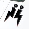 Lightning Punk Eardrop Accessories Acrylic Exaggerated Trend Earrings  Women