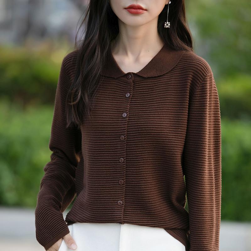 Женский легкий кардиган из 50% шерсти и 50% шелка Mulberry — универсальный трикотаж на все 4 сезона для комфорта и стиля в любое время года