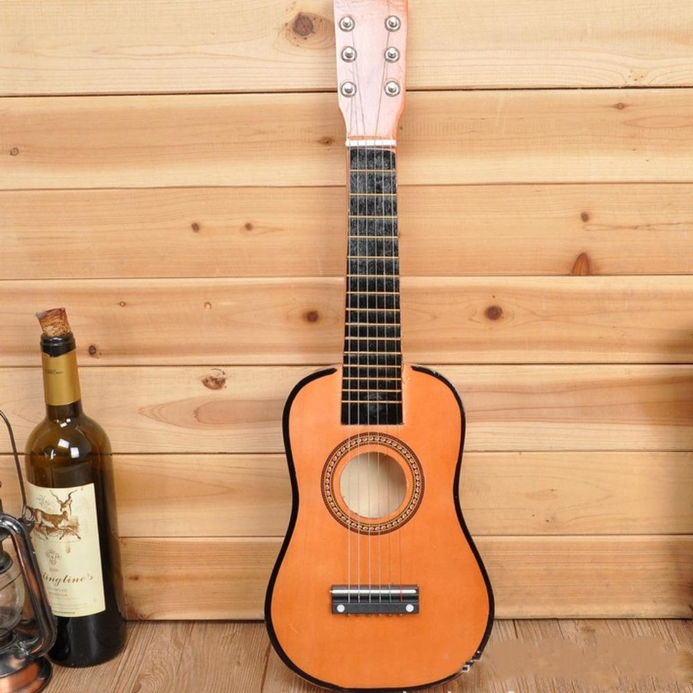 Детская гитара из массива дерева Классический музыкальный инструмент Игрушка Игра Деятельность