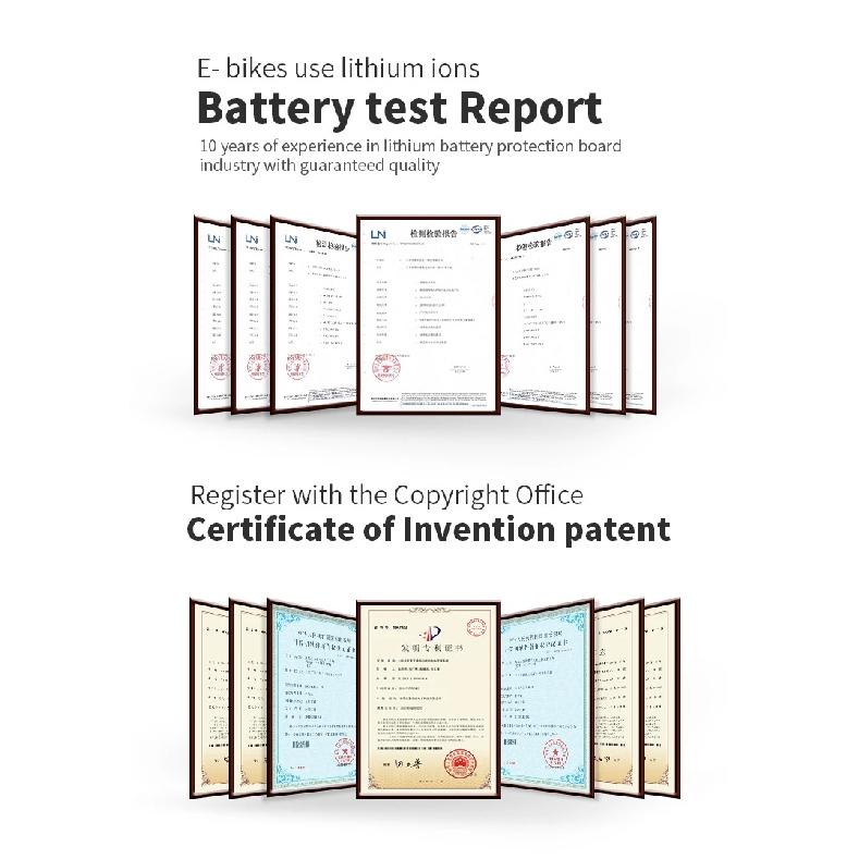 Design For E-bike 7S 8S 24V 9S 10S 11S 12S 13S 14S 36V 20A 30A 40A 50A LiFePO4 Li-ion Smart BMS with Bluetoth