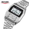 SKMEI 2460 Роскошные Электронные Водонепроницаемые Цифровые Мужские Наручные Часы Новый Дизайн Ремешок из Нержавеющей Стали В Наличии Низкая Цена Спортивные Часы