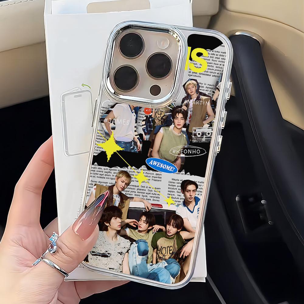 Чехол для телефона Kpop C-CORTIS для iPhone 17 16e 16 15 14 13 12 11 mini Pro Max X XR XSMAX 8 7 Air Plus Прозрачный Мягкий Чехол
