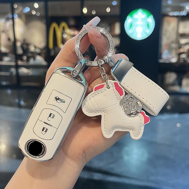 TPU Car Remote Key Case Cover Protect Shell Bag For Mazda 2 3 6 Atenza Axela Demio Alexa CX5 CX-3 CX7 CX-9 CX-30 CX-4 Mx5 Mx30