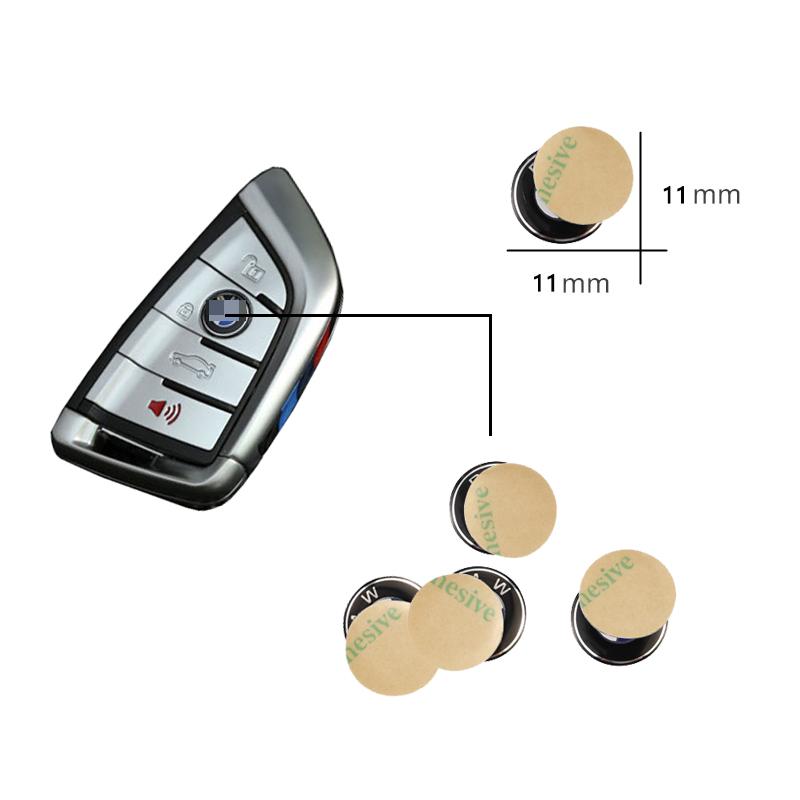 5Pcs Car Key Badge Emblem Replacement Car Key Stickers For BMW i8 Z4 Z8 X3M X4M G82 G80 F80 F87 G30 G20 G32 F40 F45 F46 E70