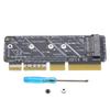 Адаптер-карта M.2 SSD в PCIe Поддерживает 1U Сервер Plug and Play Адаптер M.2 Mkey SSD в PCIe 5.0 X16 для M.2 NVMe 2230