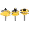 Набор из 3 фрез для филенчатых дверей с хвостовиком 8 мм, 3 шт., фреза для деревообработки M